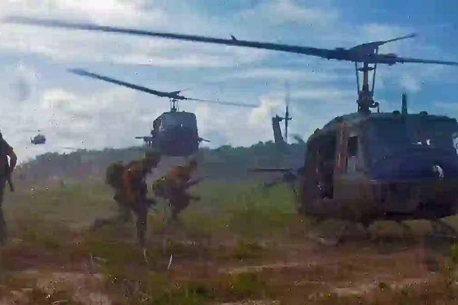 helicopters Vietnam 1966 1200 self-defense dominance escalation deception